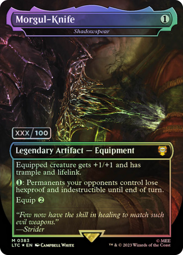 Image of Morgul-Knife - Shadowspear (Serialized) [The Lord of the Rings: Tales of Middle-Earth Commander]