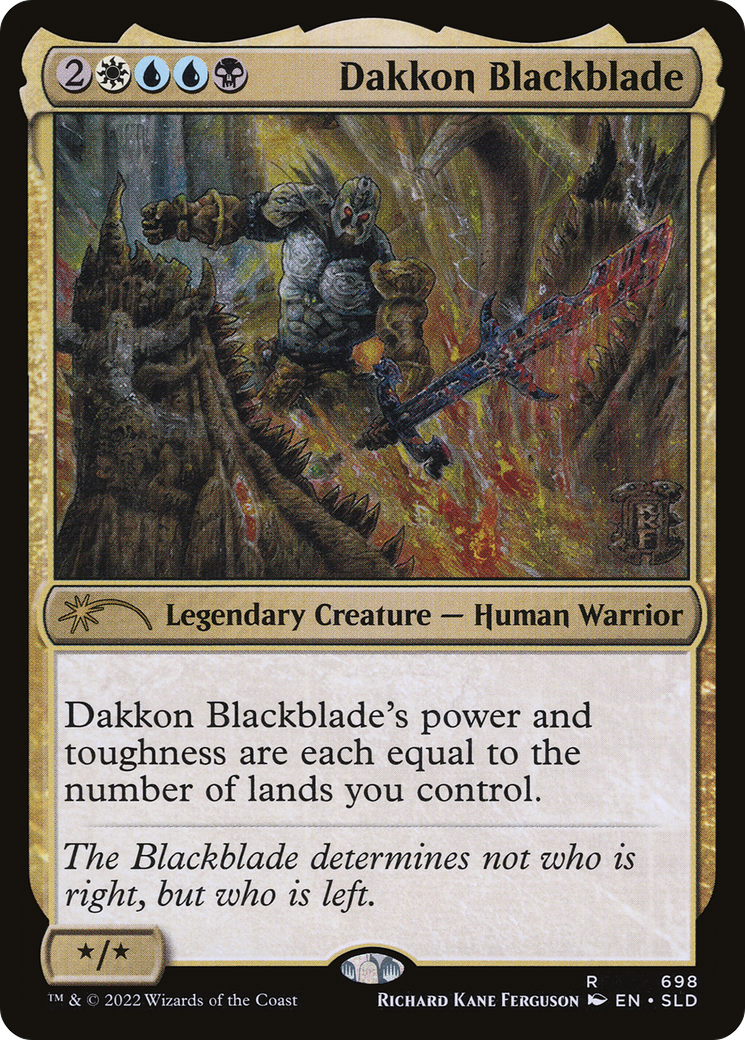 Image of Dakkon Blackblade [Secret Lair Drop Promos]