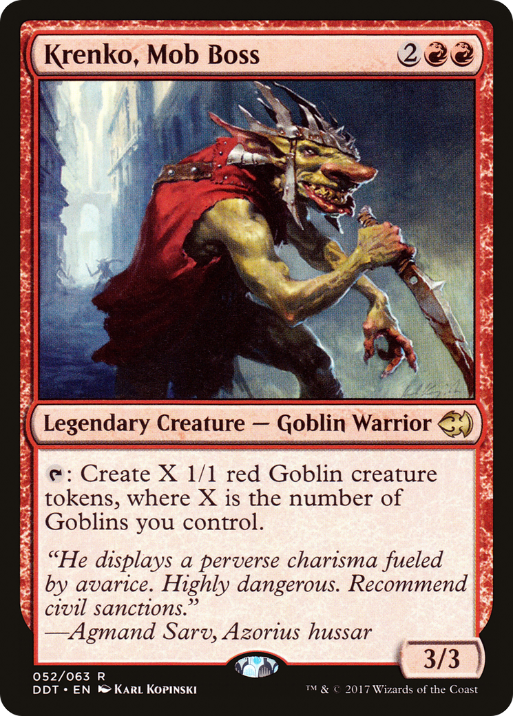 Image of Krenko, Mob Boss [Duel Decks: Merfolk vs. Goblins]