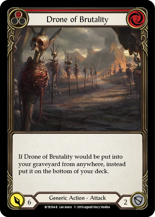 Image of Drone of Brutality (Red) [WTR164-R] (Welcome to Rathe)  Alpha Print Normal