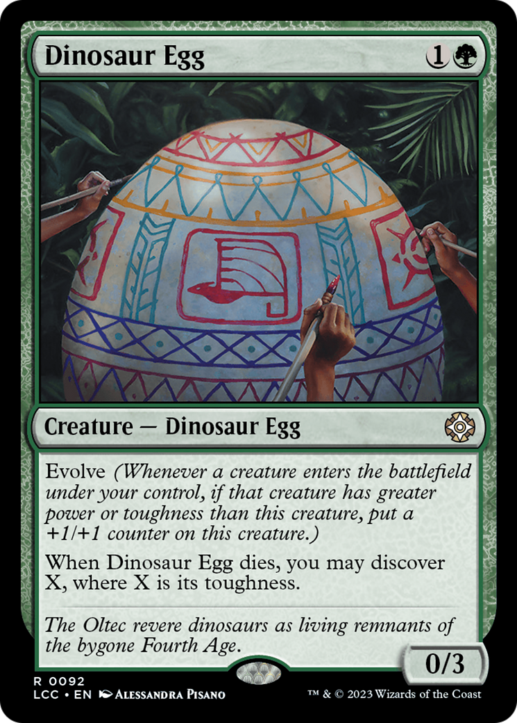 Image of Dinosaur Egg [The Lost Caverns of Ixalan Commander]