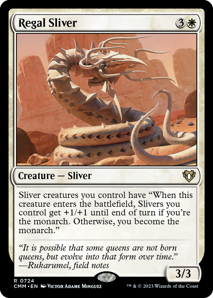 Image of Regal Sliver [Commander Masters]