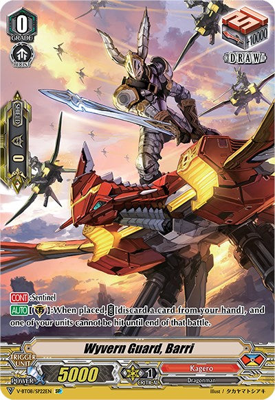 Image of Wyvern Guard, Barri (V-BT08/SP22EN SP) [Silverdust Blaze]