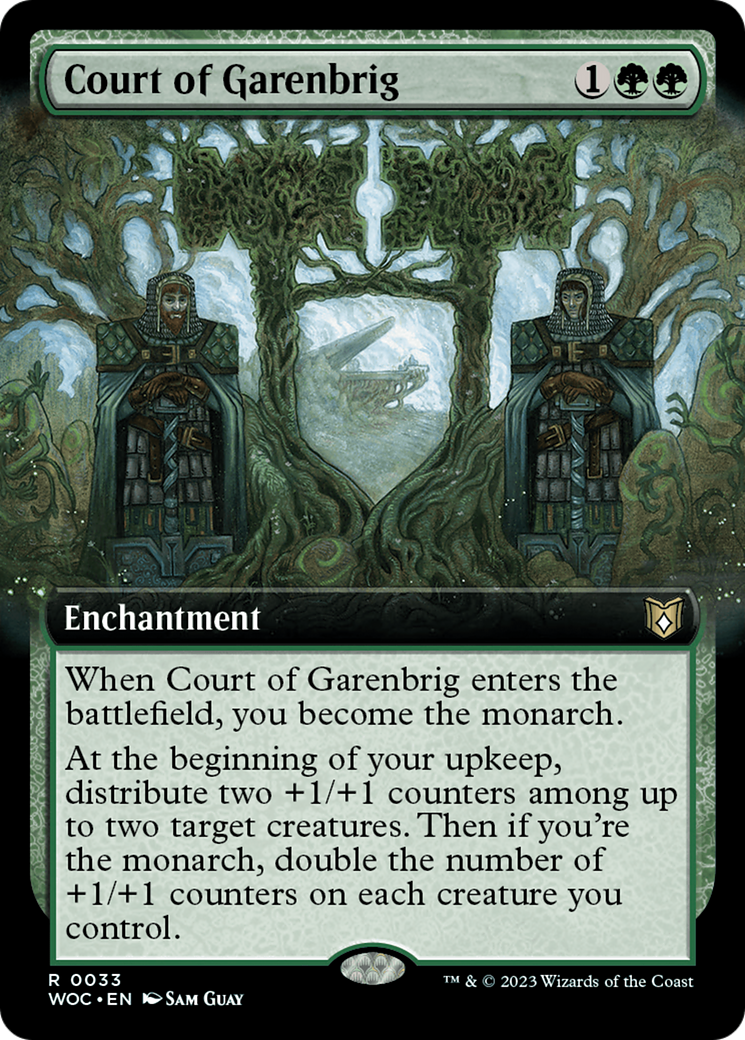 Image of Court of Garenbrig (Extended Art) [Wilds of Eldraine Commander]