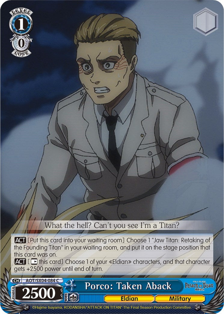 Image of Porco: Taken Aback [Attack On Titan: Final Season]