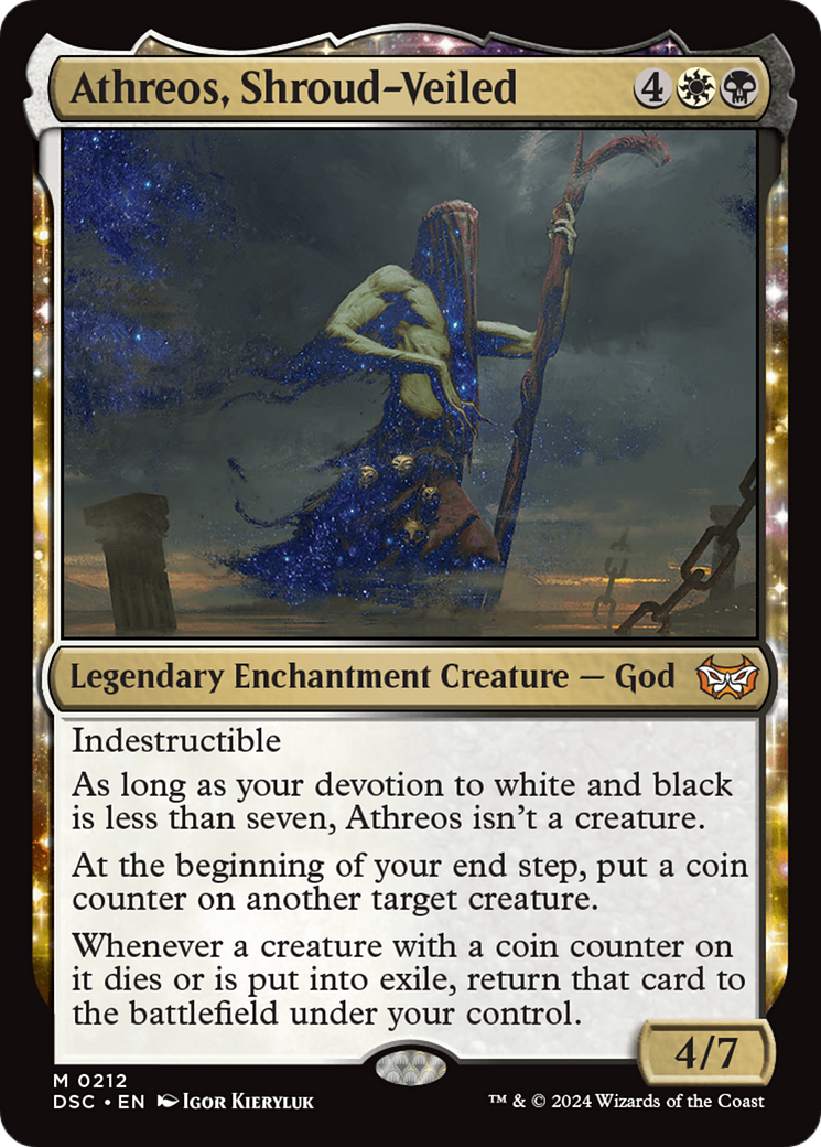Image of Athreos, Shroud-Veiled [Duskmourn: House of Horror Commander]