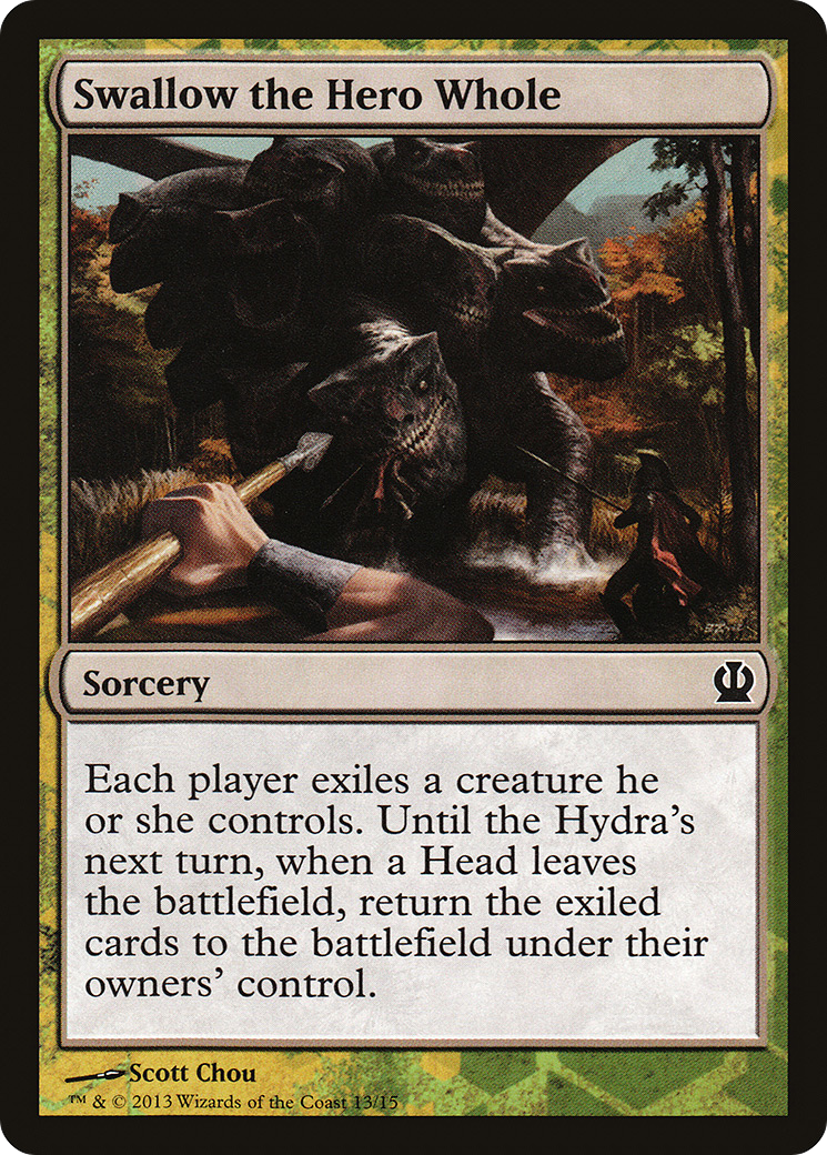 Image of Swallow the Hero Whole [Theros Face the Hydra]