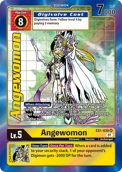 Image of Angewomon [EX1-030] (Alternate Art) [Classic Collection]