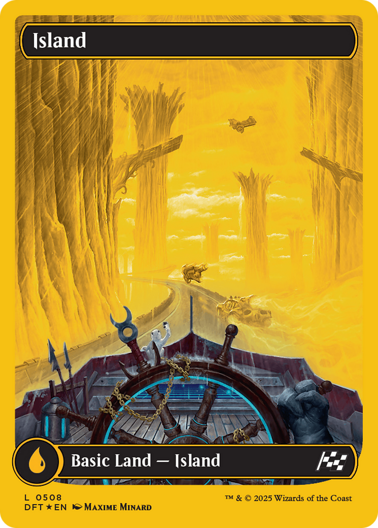 Image of Island (0508) (First-Place Foil) [Aetherdrift]