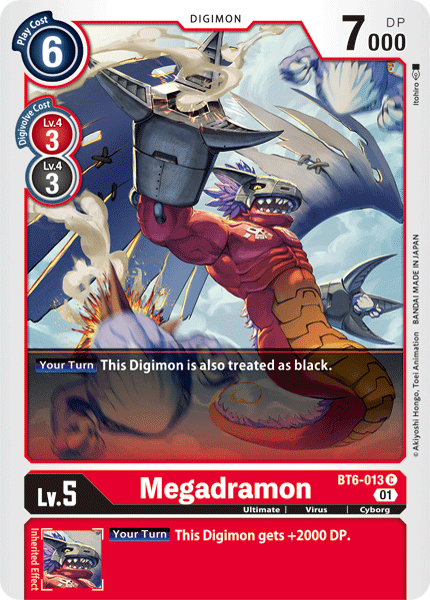 Image of Megadramon [BT6-013] [Double Diamond]