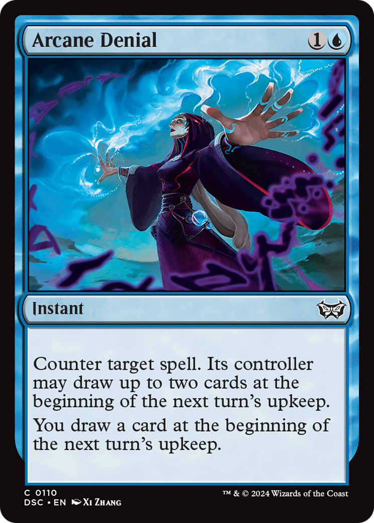Image of Arcane Denial [Duskmourn: House of Horror Commander]
