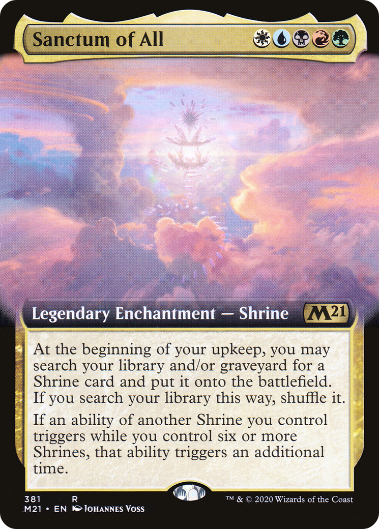 Image of Sanctum of All (Extended Art) [Core Set 2021]