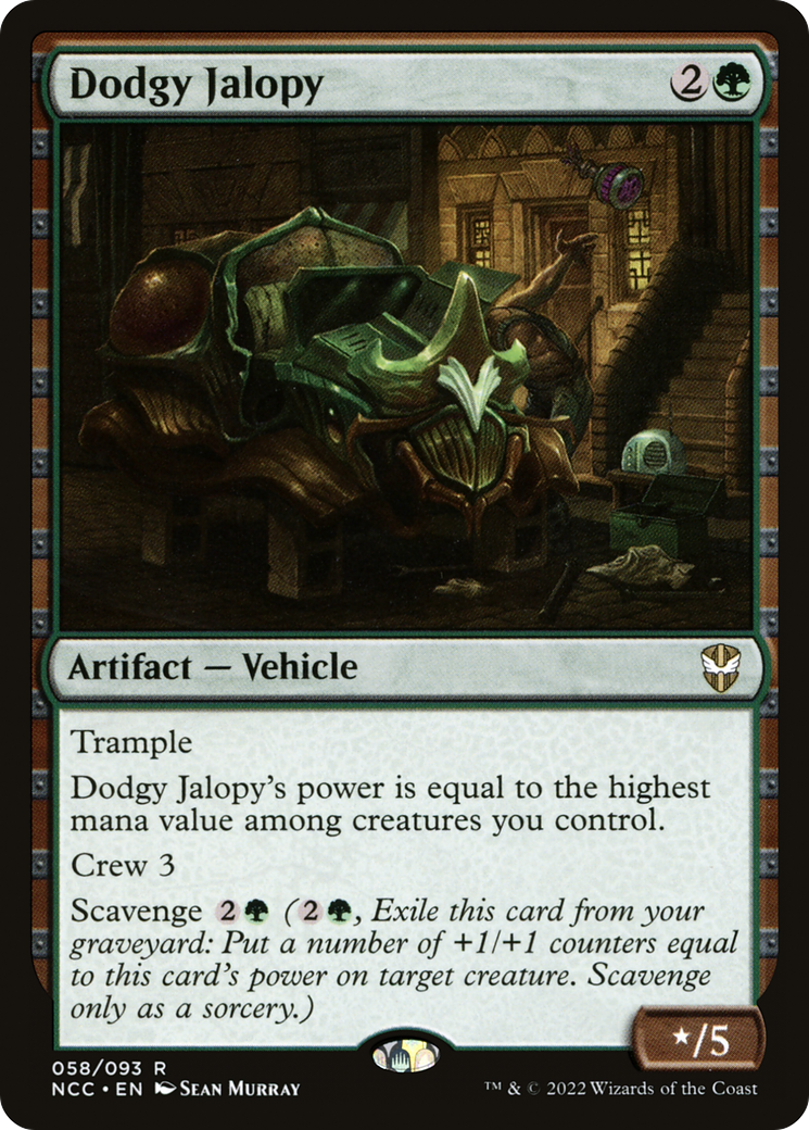 Image of Dodgy Jalopy [Streets of New Capenna Commander]