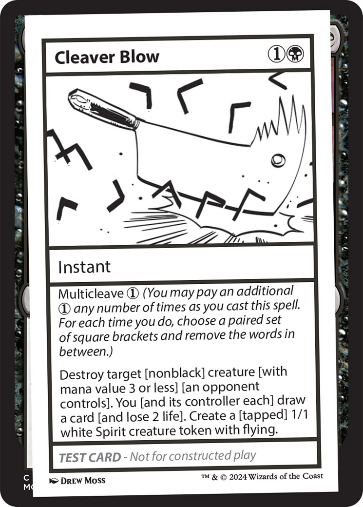 Image of Cleaver Blow [Mystery Booster 2 Playtest Cards]