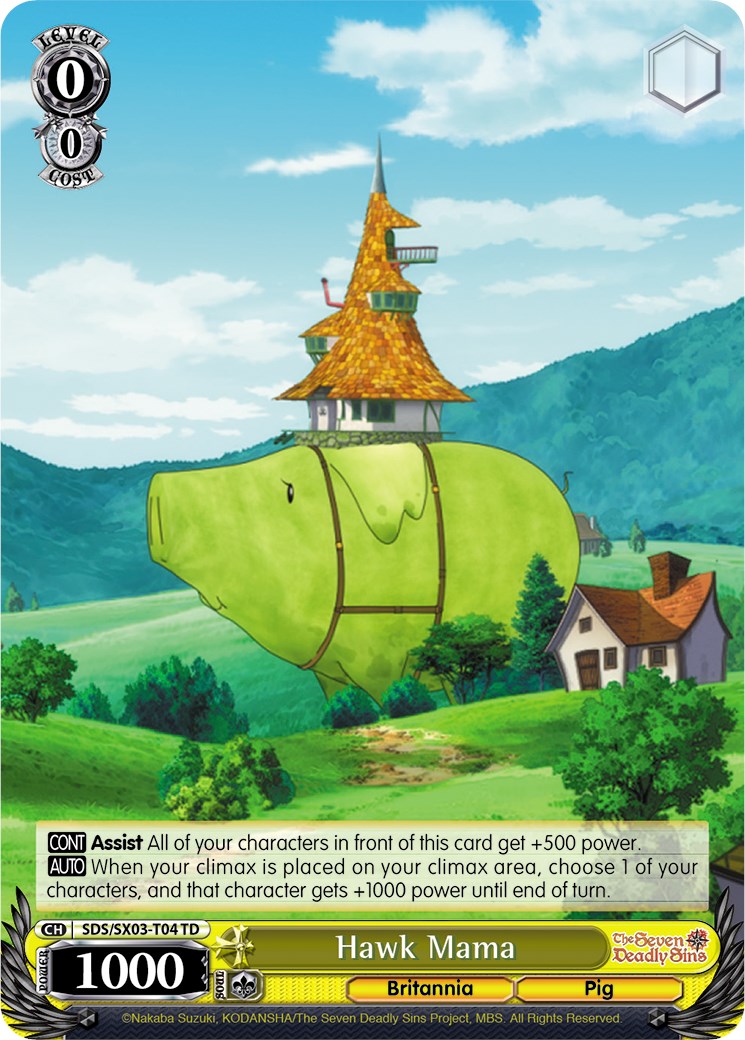 Image of Hawk Mama (SDS/SX03-T04 TD) [The Seven Deadly Sins]