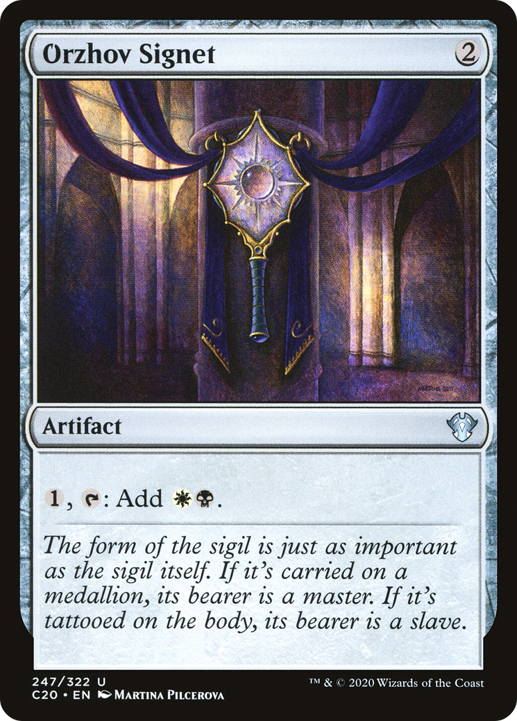 Image of Orzhov Signet [Commander 2020]