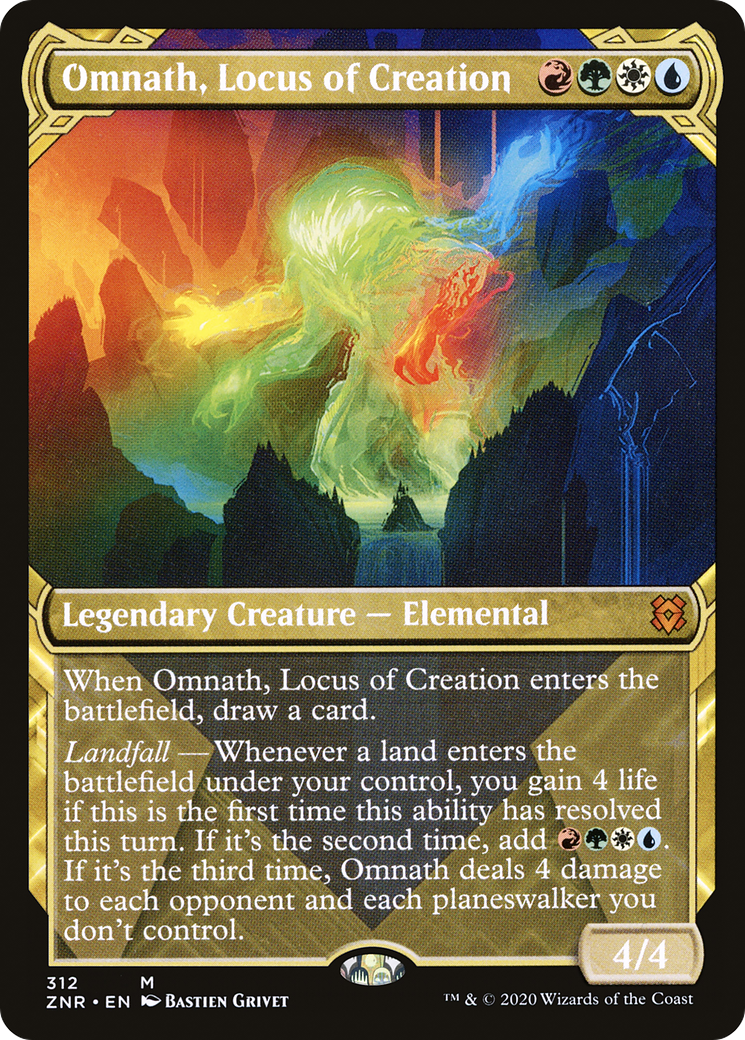 Image of Omnath, Locus of Creation (Showcase) [Zendikar Rising]
