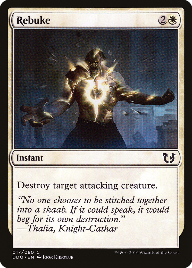 Image of Rebuke [Duel Decks: Blessed vs. Cursed]