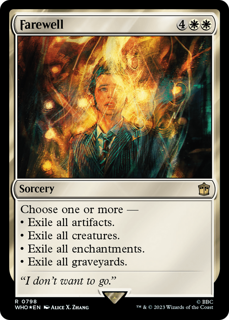 Image of Farewell (Surge Foil) [Doctor Who]