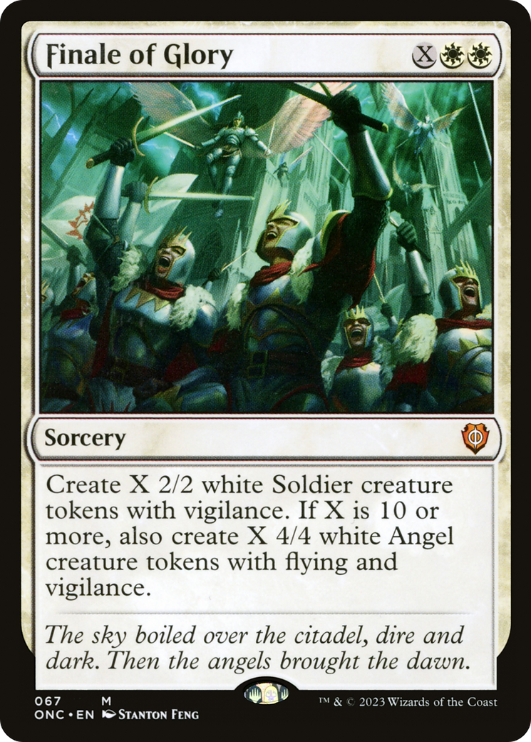 Image of Finale of Glory [Phyrexia: All Will Be One Commander]