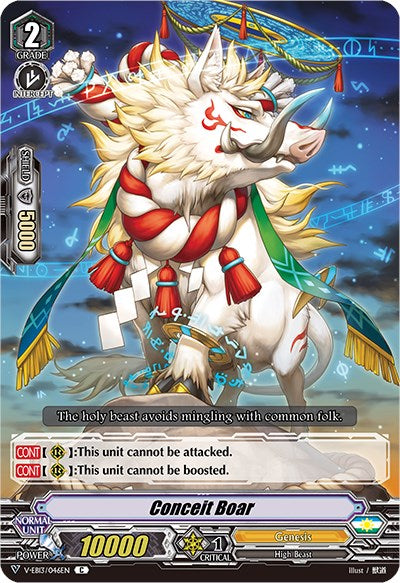 Image of Conceit Boar (V-EB13/046EN) [The Astral Force]