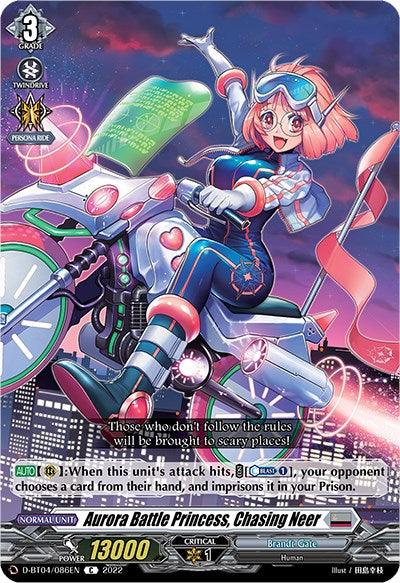 Image of Aurora Battle Princess, Chasing Neer (D-BT04/086EN) [Awakening of Chakrabarthi]