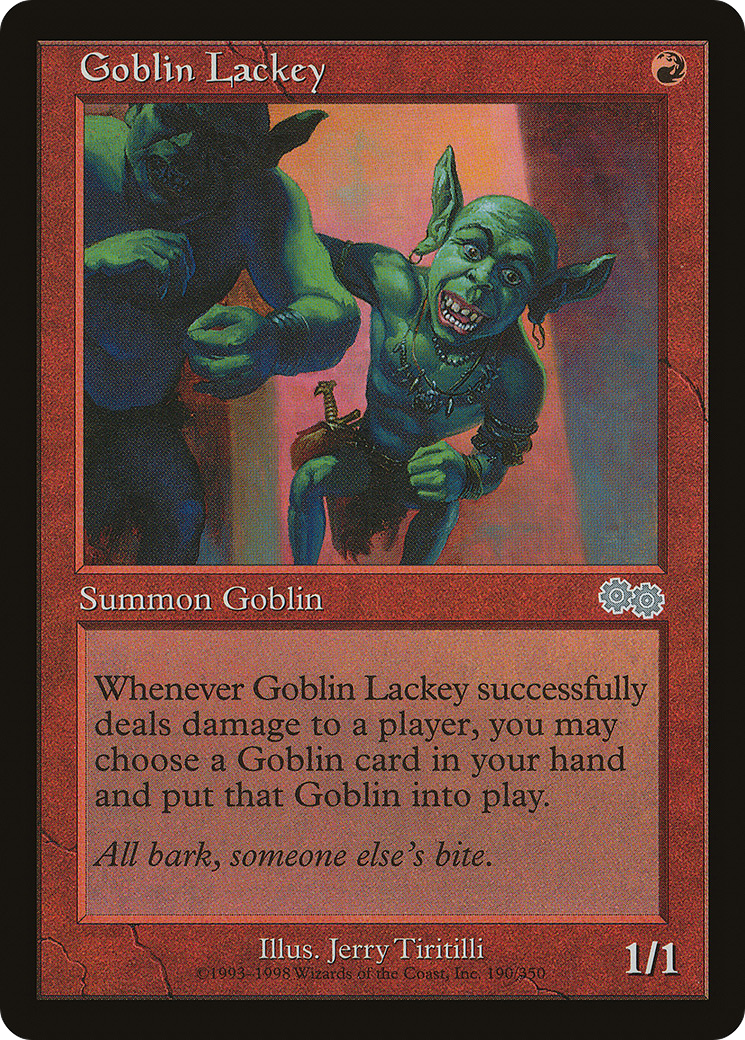 Image of Goblin Lackey [Urza's Saga]