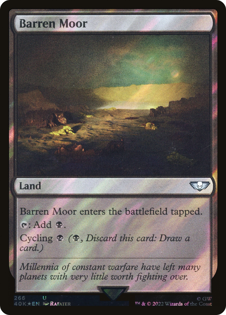 Image of Barren Moor (Surge Foil) [Warhammer 40,000]