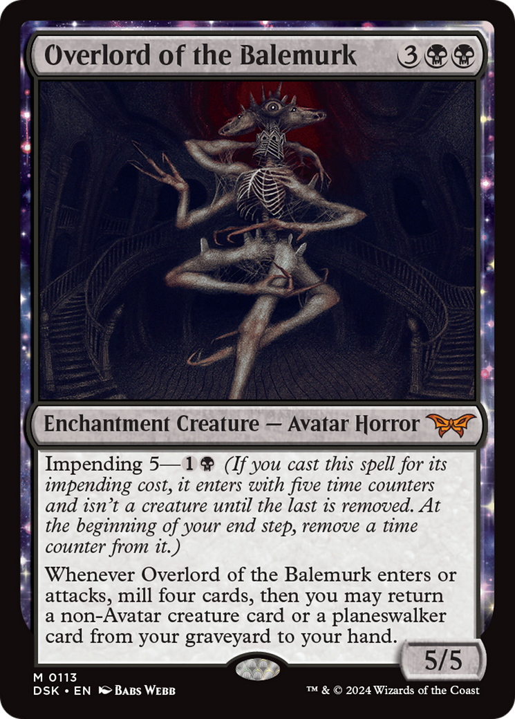Image of Overlord of the Balemurk [Duskmourn: House of Horror]