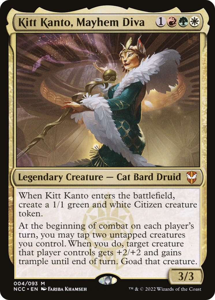 Image of Kitt Kanto, Mayhem Diva [Streets of New Capenna Commander]