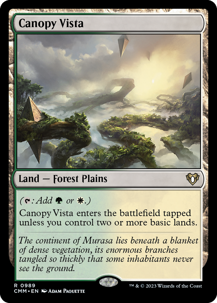 Image of Canopy Vista [Commander Masters]