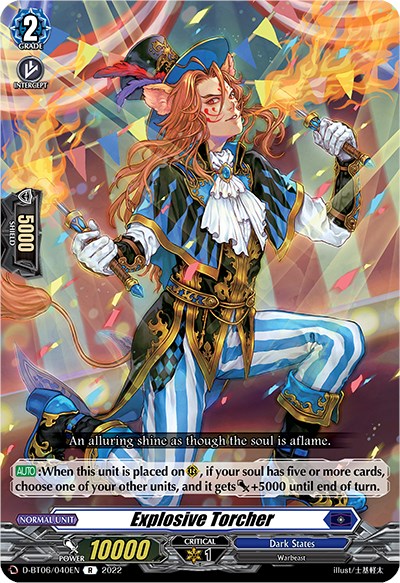 Image of Explosive Torcher (D-BT06/040EN) [Blazing Dragon Reborn]