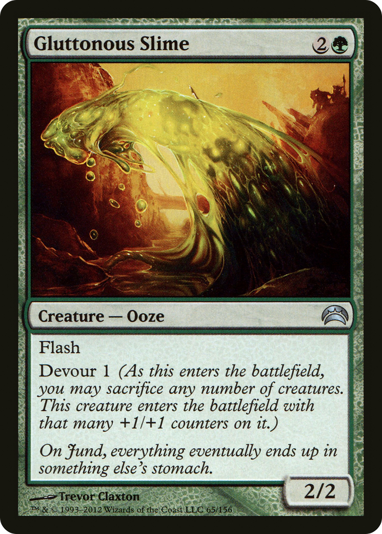Image of Gluttonous Slime (PC2-065) - Planechase 2012 Foil