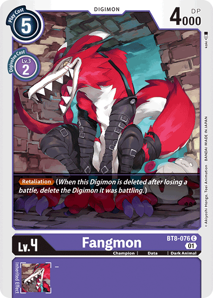 Image of Fangmon [BT8-076] [New Awakening]