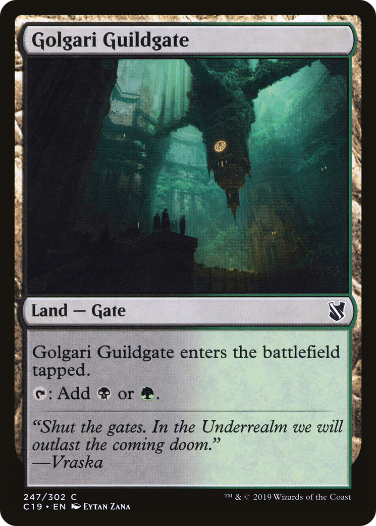 Image of Golgari Guildgate [Commander 2019]