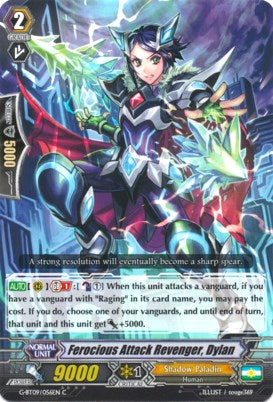 Image of Ferocious Attack Revenger, Dylan (G-BT09/056EN) [Divine Dragon Caper]