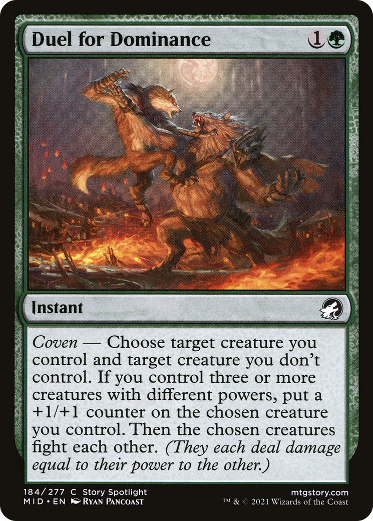 Image of Duel for Dominance [Innistrad: Midnight Hunt]