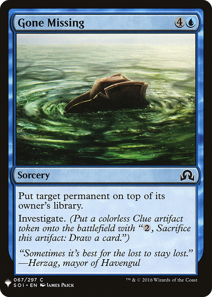Image of Gone Missing [Mystery Booster]