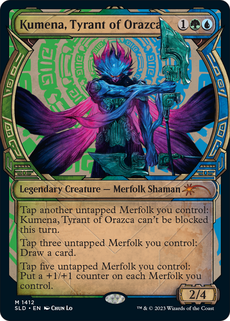Image of Kumena, Tyrant of Orazca [Secret Lair Drop Series]