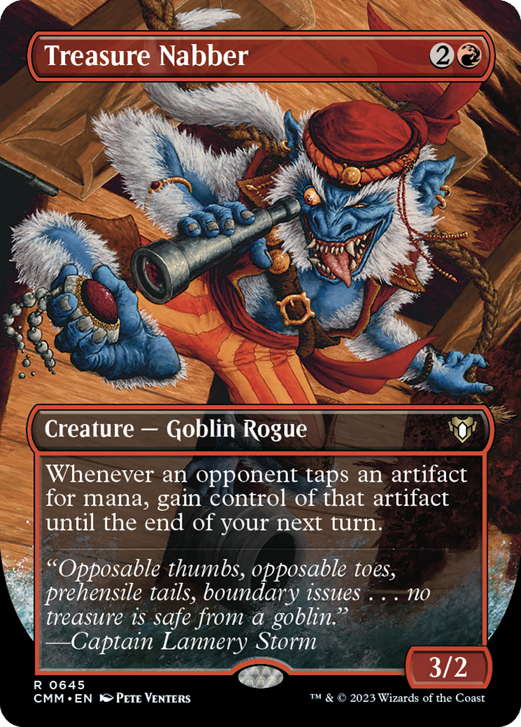 Image of Treasure Nabber (Borderless Alternate Art) [Commander Masters]