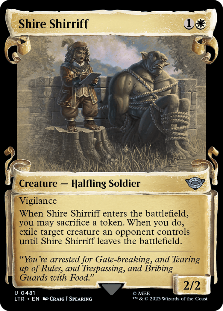 Image of Shire Shirriff [The Lord of the Rings: Tales of Middle-Earth Showcase Scrolls]