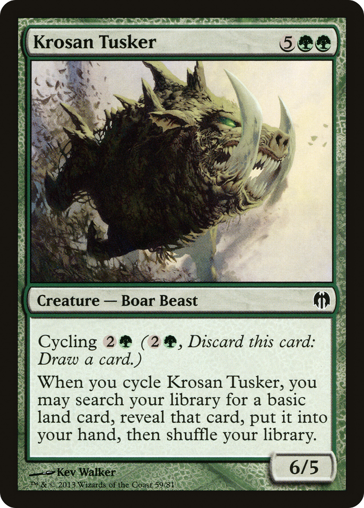 Image of Krosan Tusker [Duel Decks: Heroes vs. Monsters]