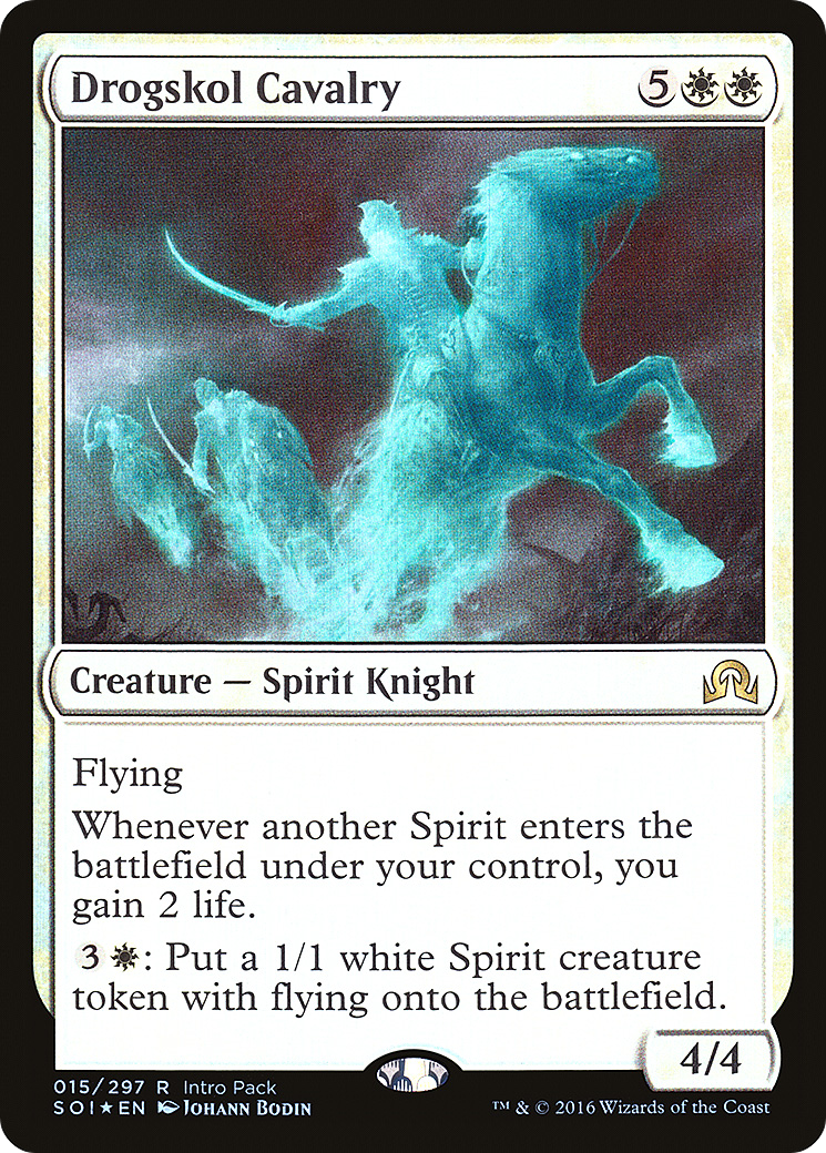 Image of Drogskol Cavalry (Intro Pack) [Shadows over Innistrad Promos]