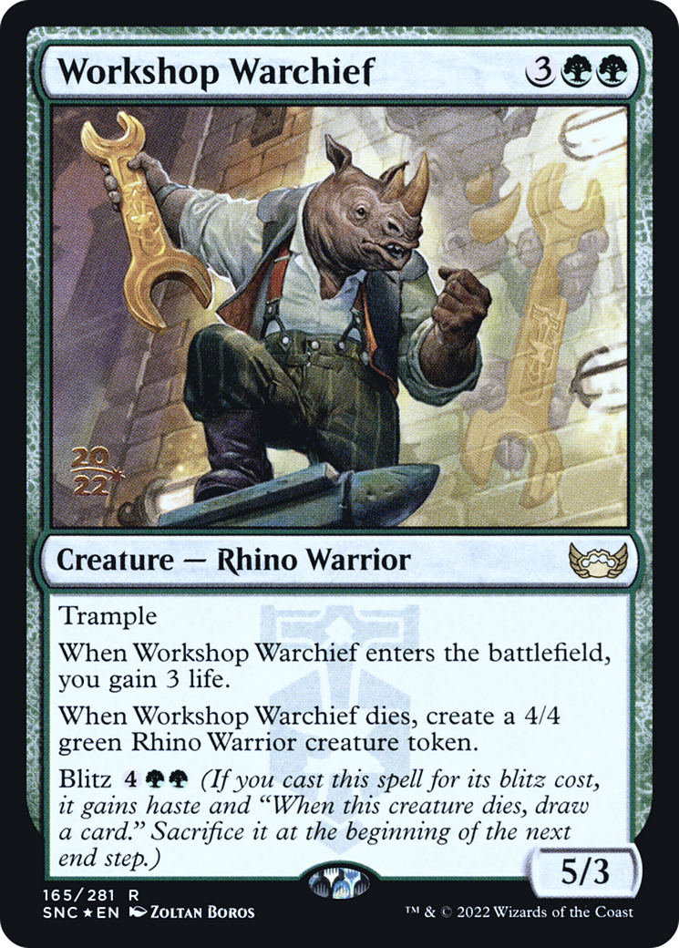 Image of Workshop Warchief [Streets of New Capenna Prerelease Promos]