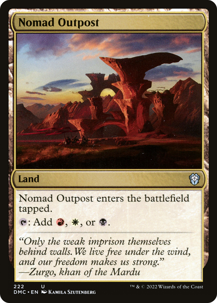 Image of Nomad Outpost [Dominaria United Commander]