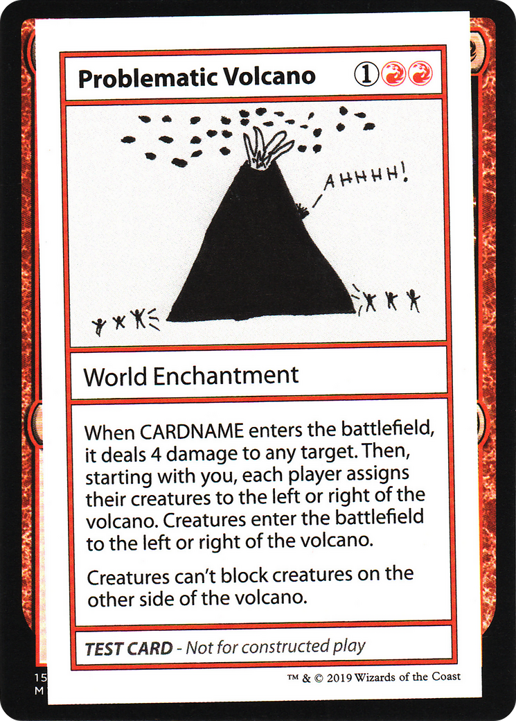 Image of Problematic Volcano (2021 Edition) [Mystery Booster Playtest Cards]