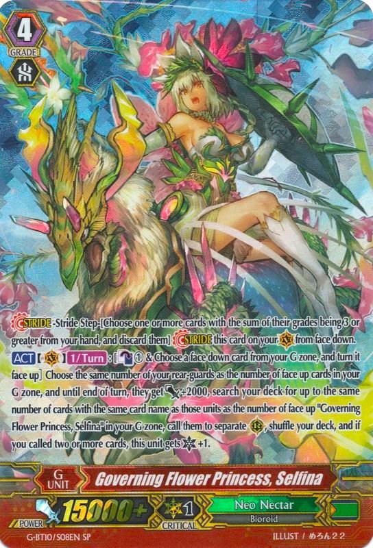 Image of Governing Flower Princess, Selfina (G-BT10/S08EN) [Raging Clash of the Blade Fangs]