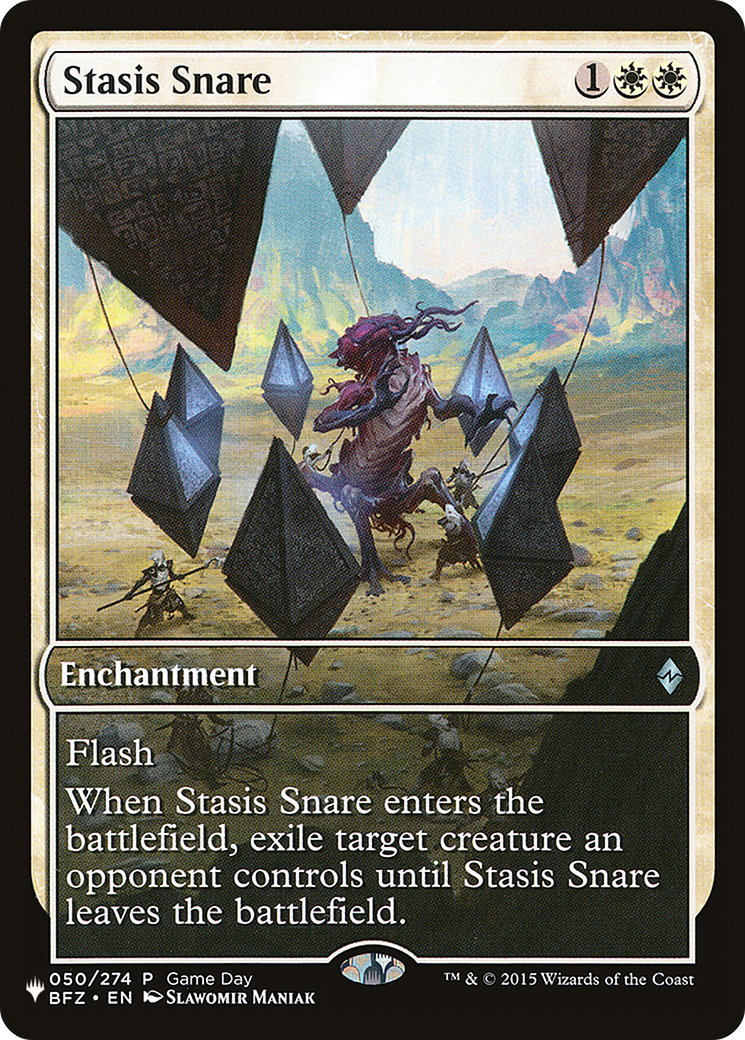 Image of Stasis Snare (Game Day) [The List]