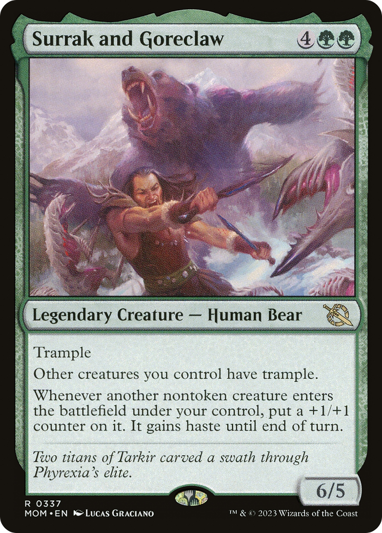 Image of Surrak and Goreclaw [March of the Machine]