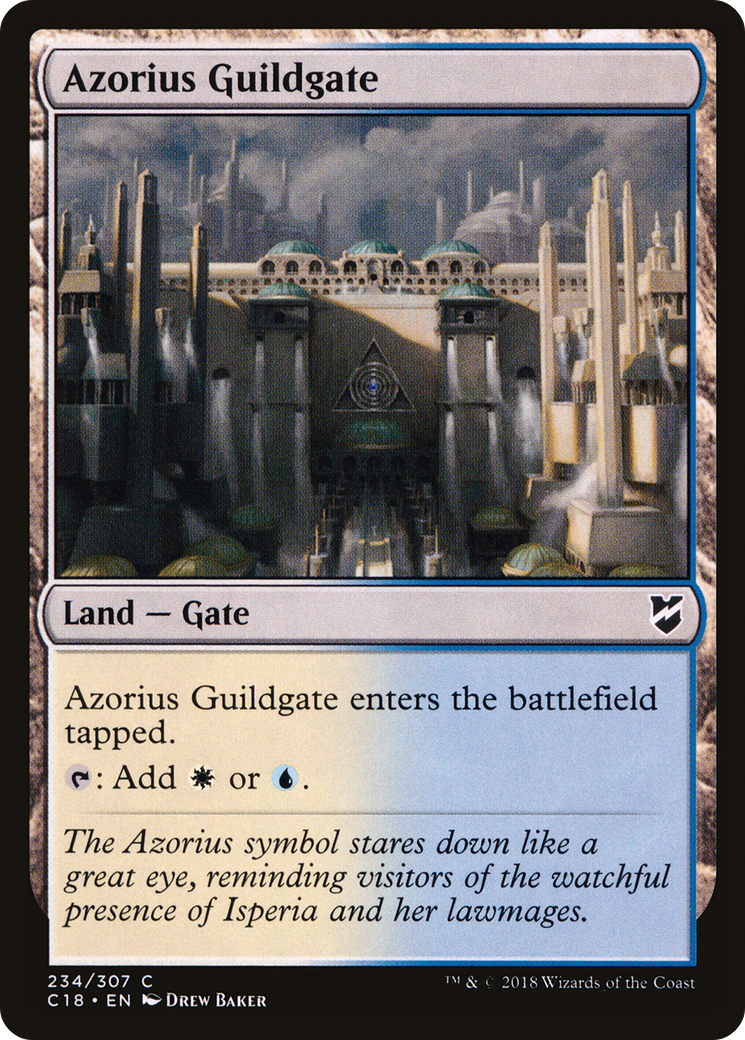 Image of Azorius Guildgate [Commander 2018]